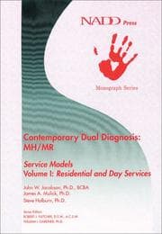 Tapa de Contemporary Dual Diagnosis - MH/MR Service Models Vol. 1