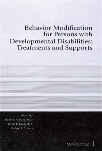 Tapa de Behavior Modification for Persons with Developmental Disabilities
