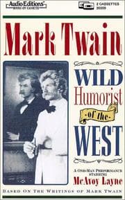 Tapa de Mark Twain. Wild Humorist of the West