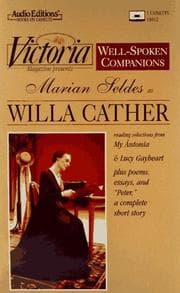 Tapa de Willa Cather (Well-Spoken Companion Series)