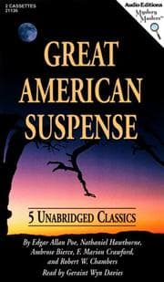 Tapa de Great American Suspense (Ethan Brand, Occurrence at Owl Creek Bridge, Oval Portrait, Upper Berth, Yellow Sign)