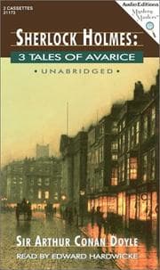 Tapa de Sherlock Holmes. 3 Tales of Avarice (Adventure of the Blue Carbuncle / Adventure of the Priory School / Red-Headed League)