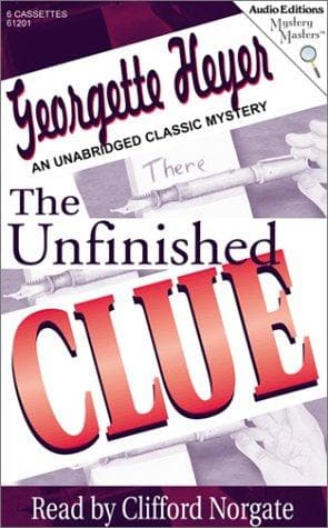 Tapa de The Unfinished Clue