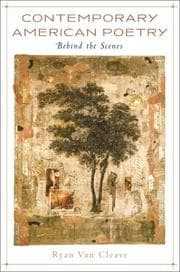 Tapa de Contemporary American poetry