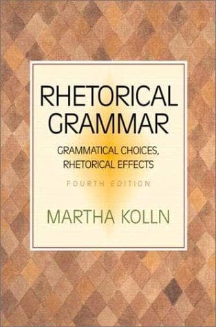 Tapa de Rhetorical grammar
