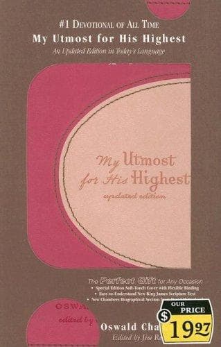 Tapa de My Utmost for his Highest