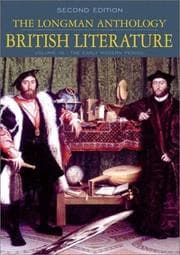 Tapa de Longman Anthology of British Literature Vol. 1b