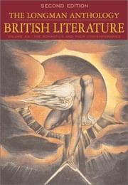 Tapa de The Longman anthology of British literature