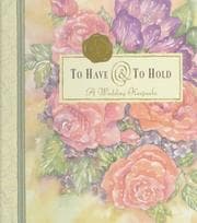 Tapa de To Have and to Hold