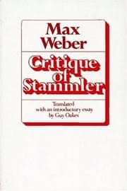 Tapa de Critique of Stammler