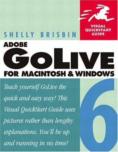 Tapa de Adobe GoLive 6 for Macintosh and Windows