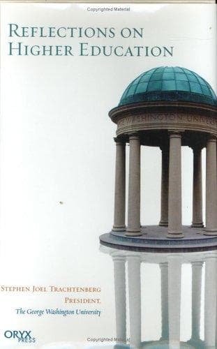 Tapa de Reflections on higher education