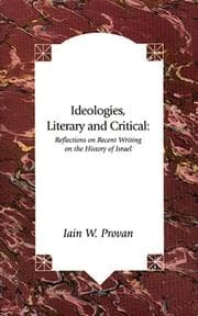 Tapa de Ideologies, Literary and Critical