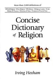 Tapa de Concise dictionary of religion