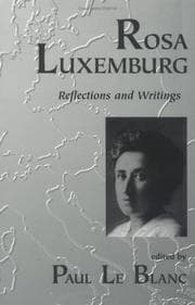 Tapa de Rosa Luxemburg