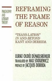 Tapa de Reframing the Frame of Reason