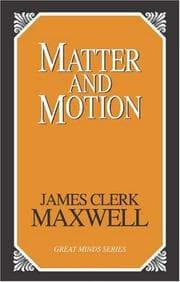 Tapa de Matter and motion