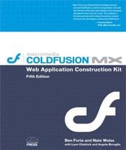 Tapa de Macromedia Coldfusion MX Web application construction kit