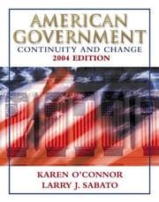 Tapa de American Government