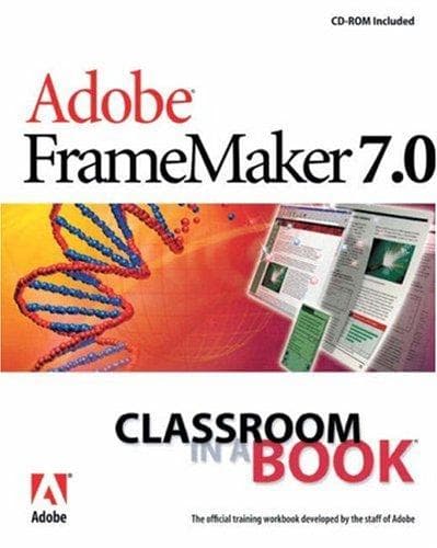 Tapa de Adobe FrameMaker 7.0 Classroom in a Book