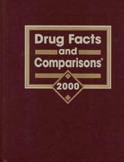 Tapa de Drug Facts and Comparisons 2000 (2000 Drug Facts and Comparisons)
