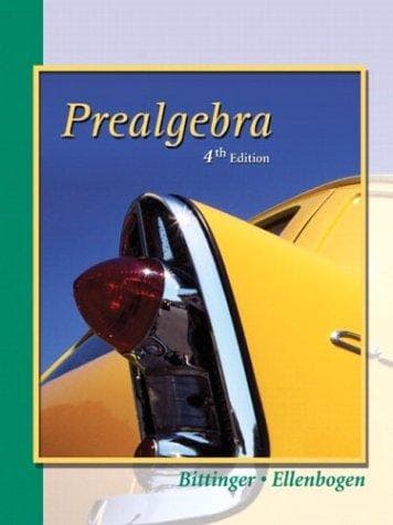 Tapa de Prealgebra