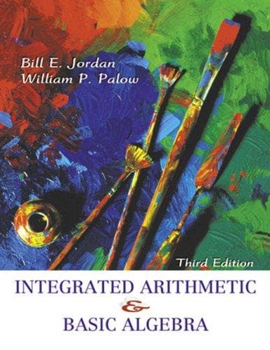 Tapa de Integrated Arithmetic and Basic Algebra (3rd Edition) (MathXL Tutorials on CD Series)