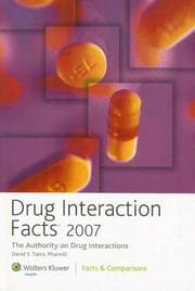 Tapa de 2007 Drug Interaction Facts™