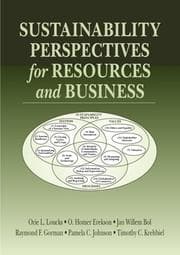 Tapa de Sustainability perspectives for resources and business