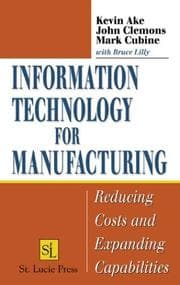 Tapa de Information technology for manufacturing