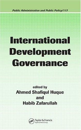 Tapa de International development governance