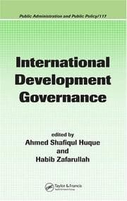Tapa de International development governance