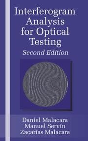 Tapa de Interferogram analysis for optical testing