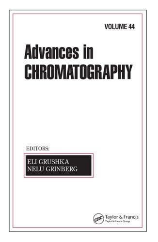 Tapa de Advances in Chromatography