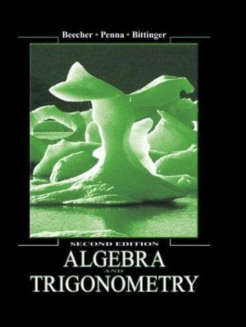 Tapa de Algebra and Trigonometry