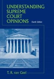 Tapa de Understanding Supreme Court opinions