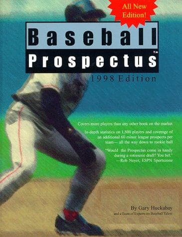Tapa de Baseball Prospectus, 1998