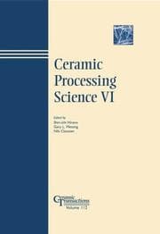 Tapa de Ceramic processing science VI