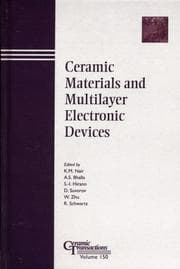 Tapa de Ceramic materials and multilayer electronic devices