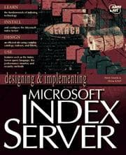 Tapa de Designing & implementing Microsoft index server