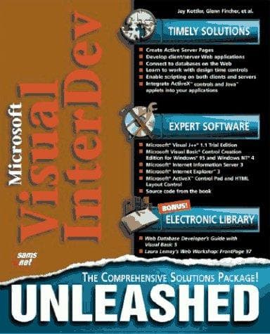 Tapa de Microsoft Visual InterDev unleashed