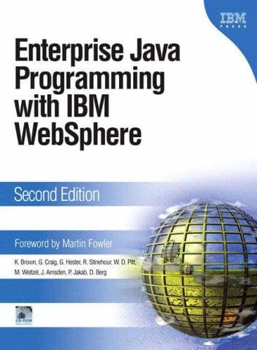 Tapa de Enterprise Java Programming with IBM WebSphere