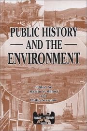 Tapa de Public history and the environment