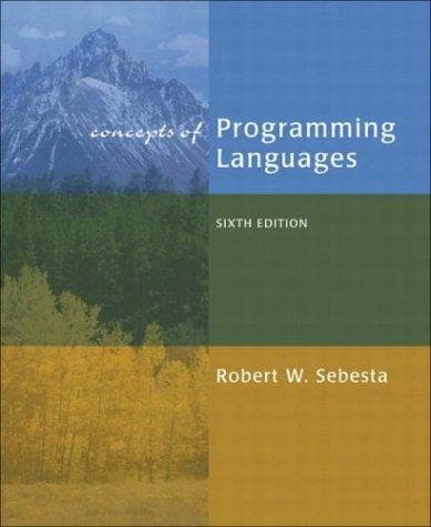 Tapa de Concepts of Programming Languages