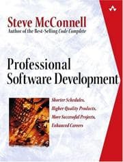 Tapa de Professional software development