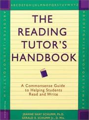 Tapa de The reading tutor's handbook