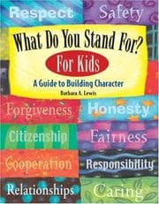Tapa de What do you stand for? for kids