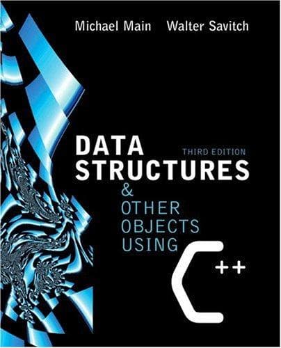 Tapa de Data structures & other objects using C++