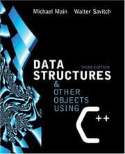 Tapa de Data structures & other objects using C++