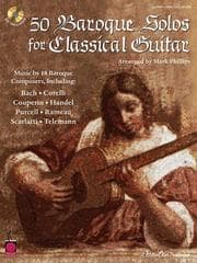 Tapa de 50 Baroque Solos for Classical Guitar